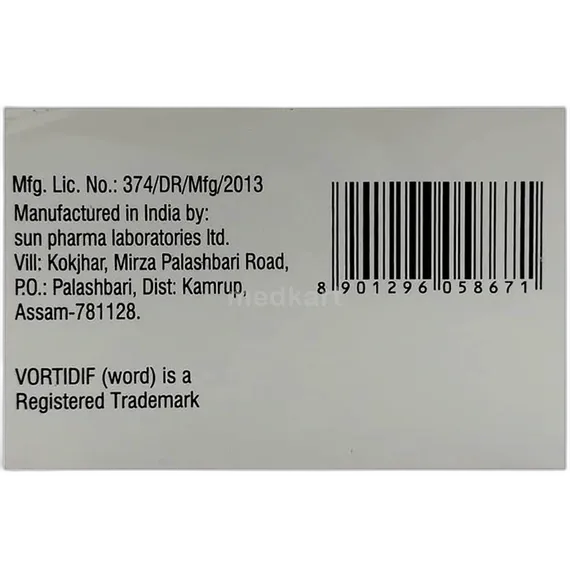vortidif 10 tablet 10's